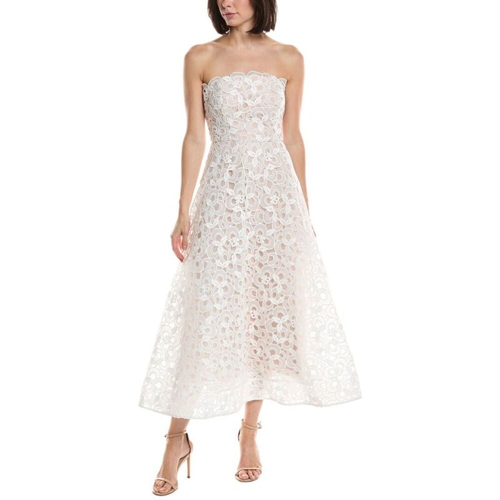 Milly Womens Petunia Midi Dress